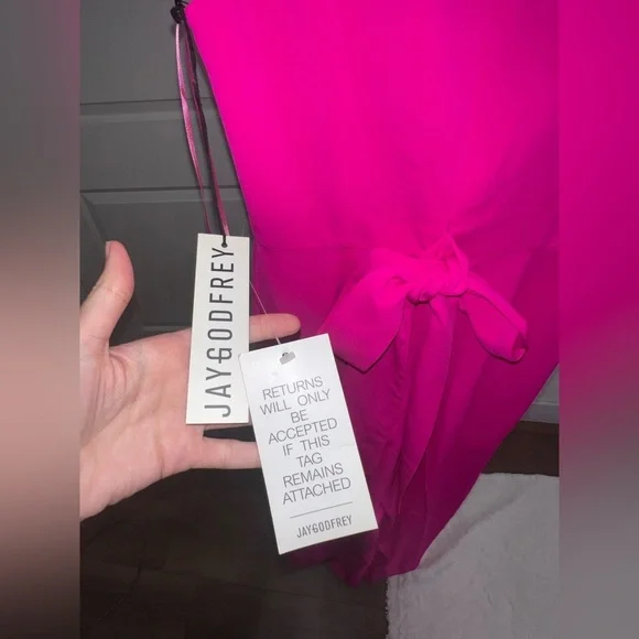 Jay Godfrey Fuchsia Jumpsuit - Picture 5 of 5
